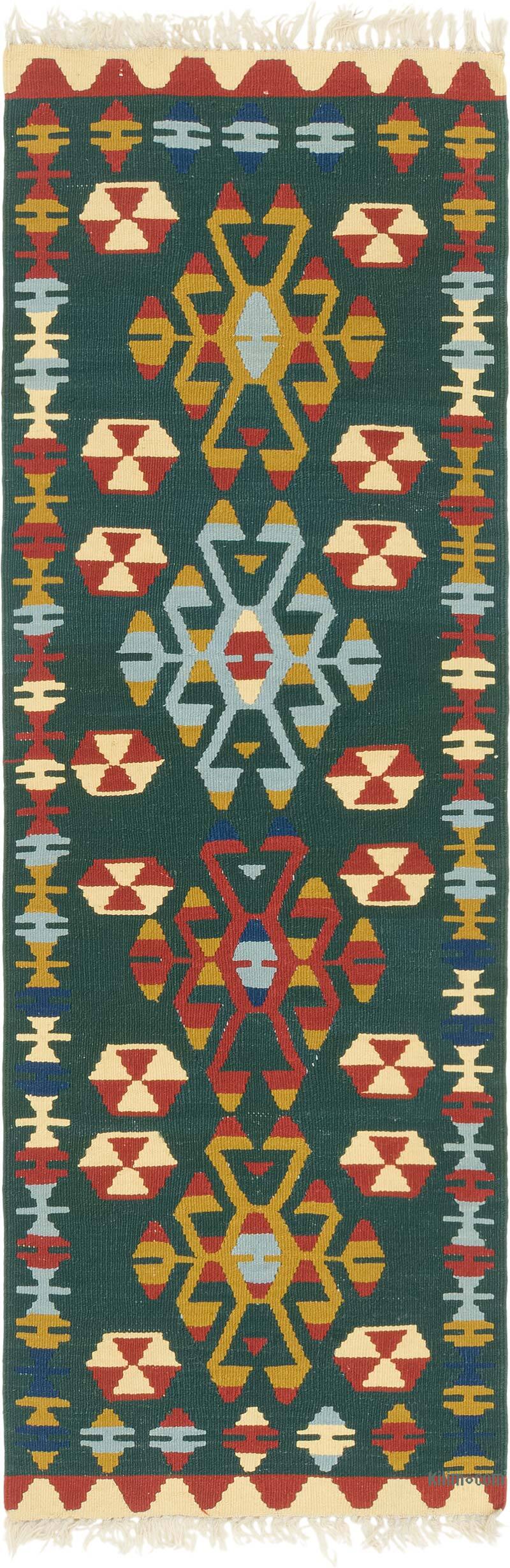 Yeni Kök Boya El Dokuma Kilim - 62 cm x 181 cm - K0081971