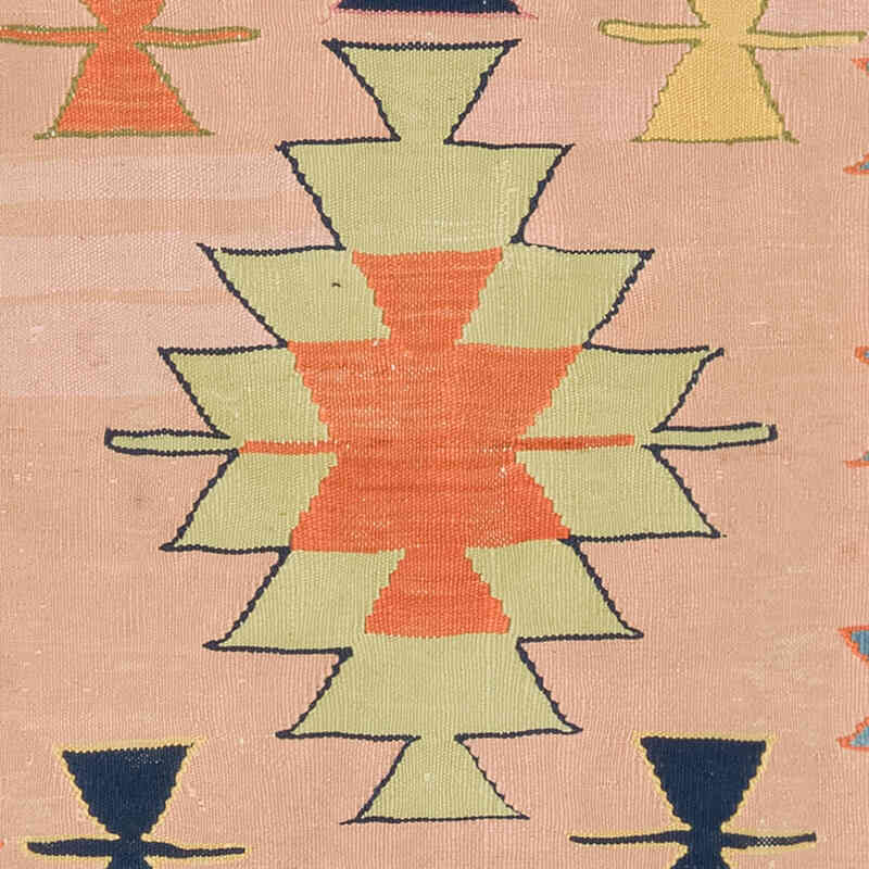 New Handwoven Turkish Kilim Rug - 2' 9" x 7' 9" (33" x 93") - K0081972