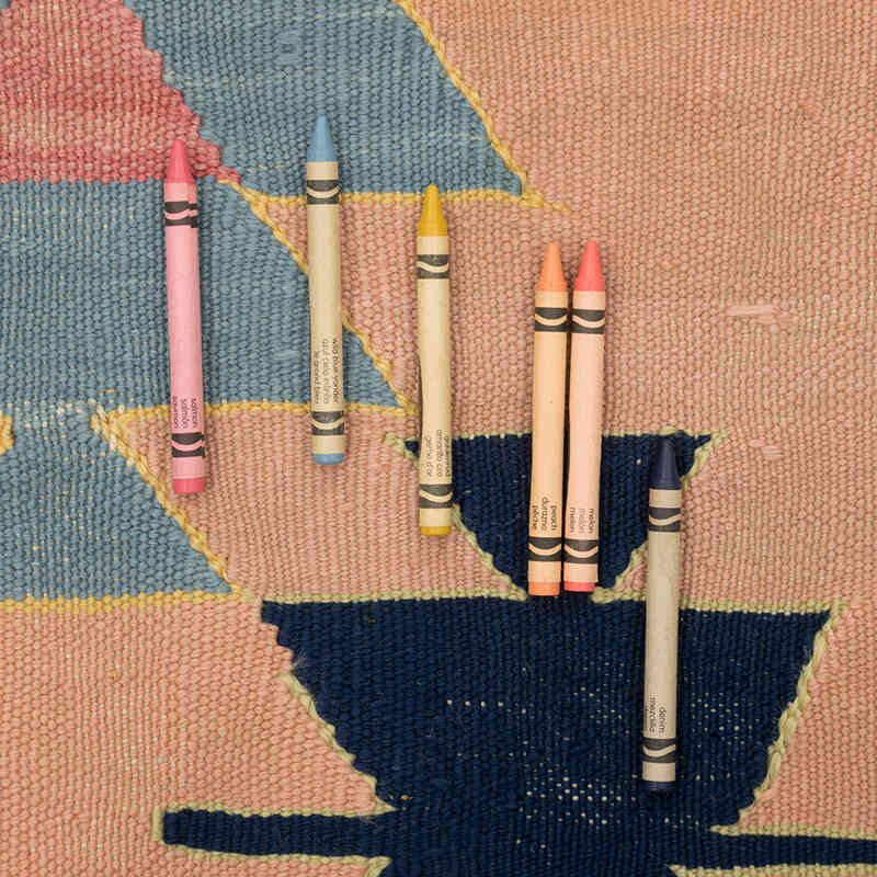 New Handwoven Turkish Kilim Rug - 2' 9" x 7' 9" (33" x 93") - K0081972