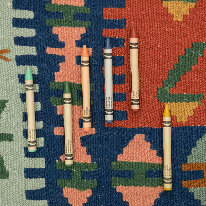 Nueva Alfombra Turca Kilim - 115 cm x 184 cm - K0081973