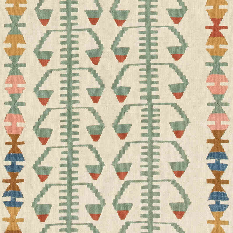 New Handwoven Turkish Kilim Rug - 4'  x 5' 10" (48" x 70") - K0081974