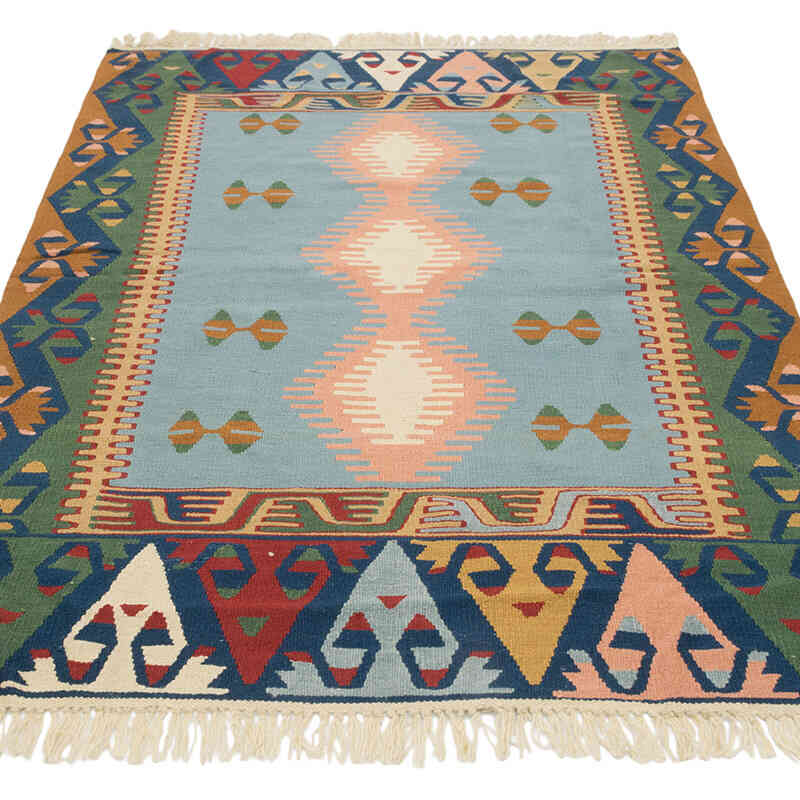 Yeni Kök Boya El Dokuma Kilim - 123 cm x 182 cm - K0081975