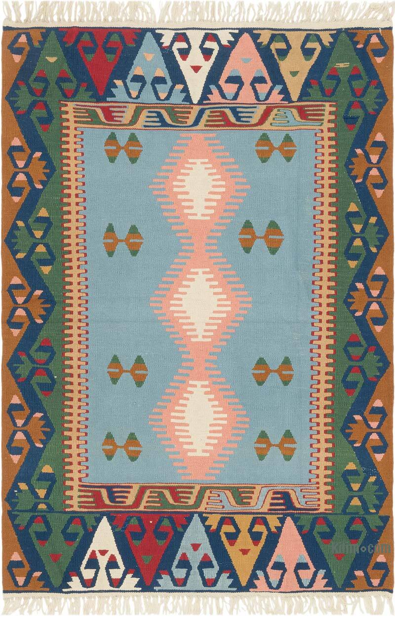 Yeni Kök Boya El Dokuma Kilim - 123 cm x 182 cm - K0081975
