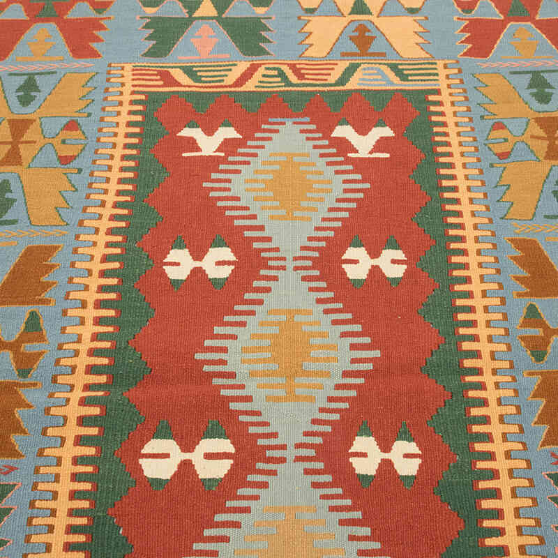 New Handwoven Turkish Kilim Rug - 3' 8" x 5' 10" (44" x 70") - K0081976