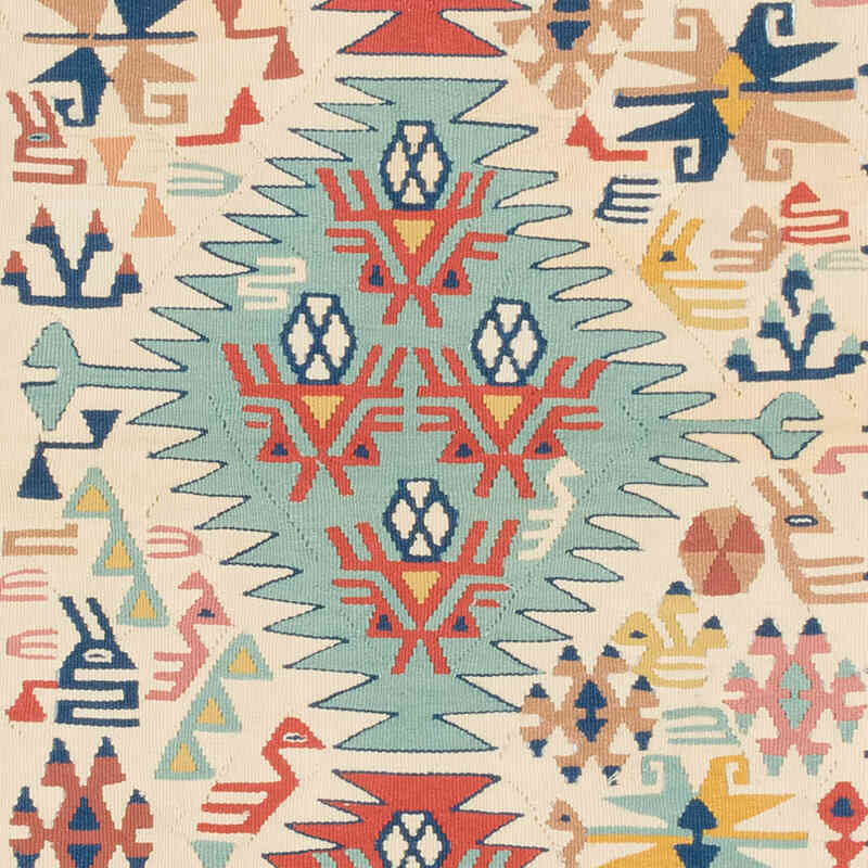 Nueva Alfombra Turca Kilim - 106 cm x 198 cm - K0081977