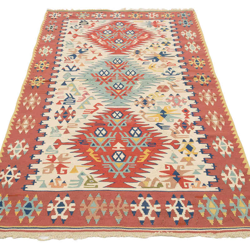 Nueva Alfombra Turca Kilim - 106 cm x 198 cm - K0081977
