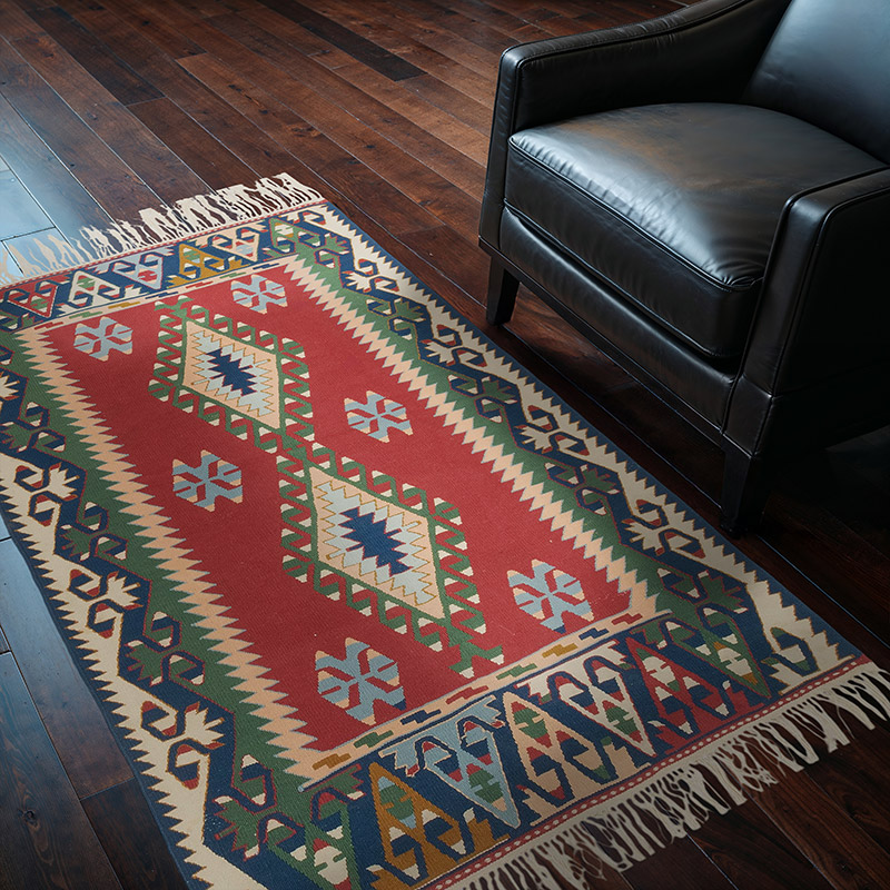 Nueva Alfombra Turca Kilim - 123 cm x 179 cm - K0081978