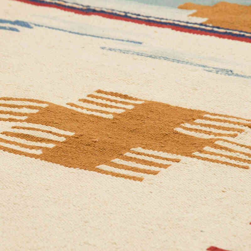 New Handwoven Turkish Kilim Rug - 3' 11" x 6'  (47" x 72") - K0081979