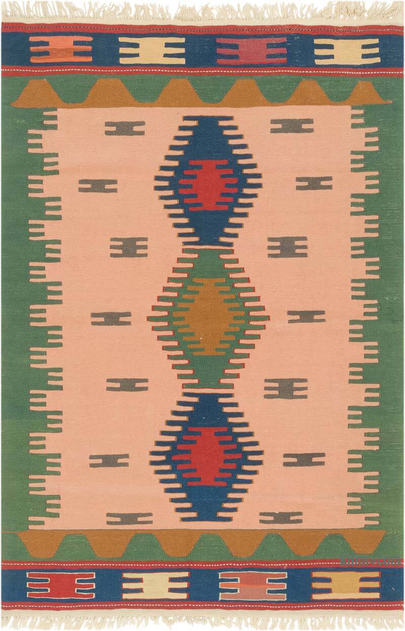 Nueva Alfombra Turca Kilim - 120 cm x 177 cm - K0081982
