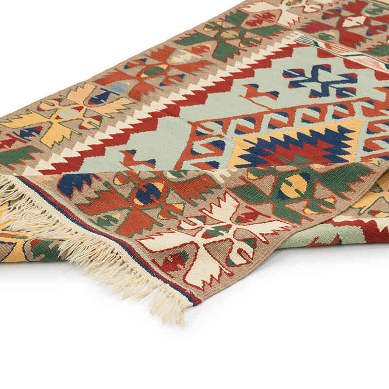 New Handwoven Turkish Kilim Rug - 4'  x 5' 9" (48" x 69") - K0081985