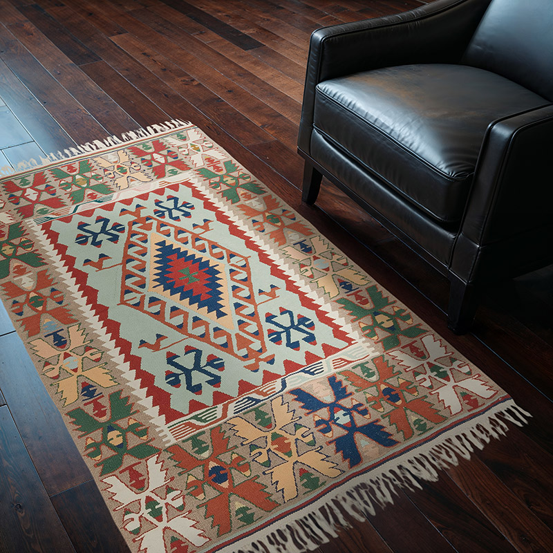 Nueva Alfombra Turca Kilim - 121 cm x 174 cm - K0081985