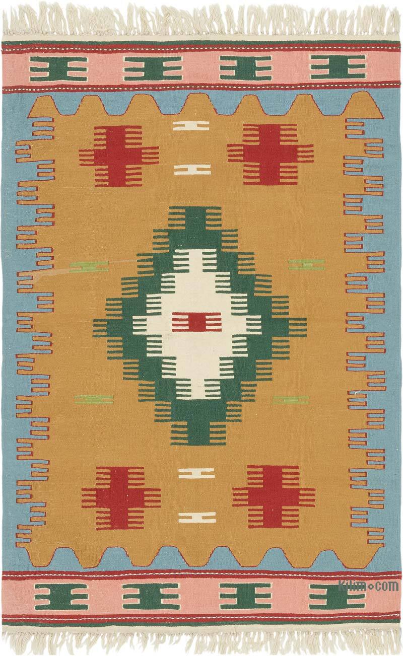 Yeni Kök Boya El Dokuma Kilim - 123 cm x 182 cm - K0081987