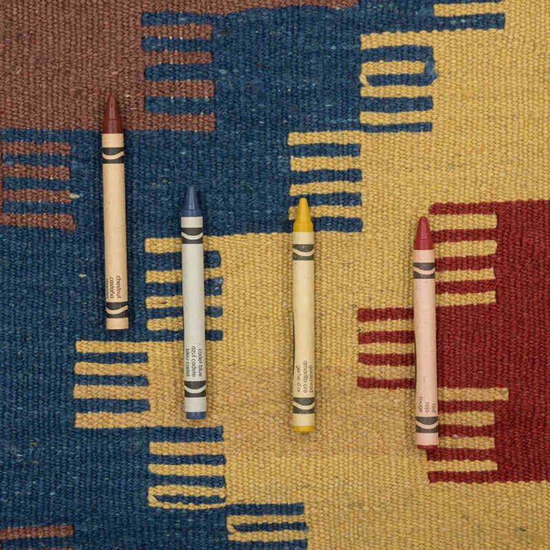 Nueva Alfombra Turca Kilim - 113 cm x 177 cm - K0081988