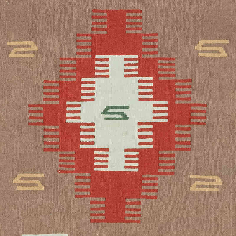 New Handwoven Turkish Kilim Rug - 3' 10" x 6' 3" (46" x 75") - K0081989