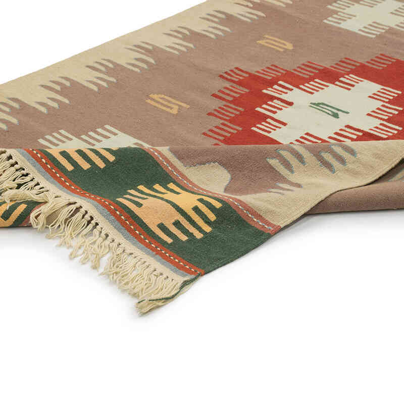 New Handwoven Turkish Kilim Rug - 3' 10" x 6' 3" (46" x 75") - K0081989