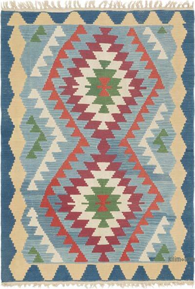 New Handwoven Turkish Kilim Rug - 4'  x 5' 9" (48" x 69")