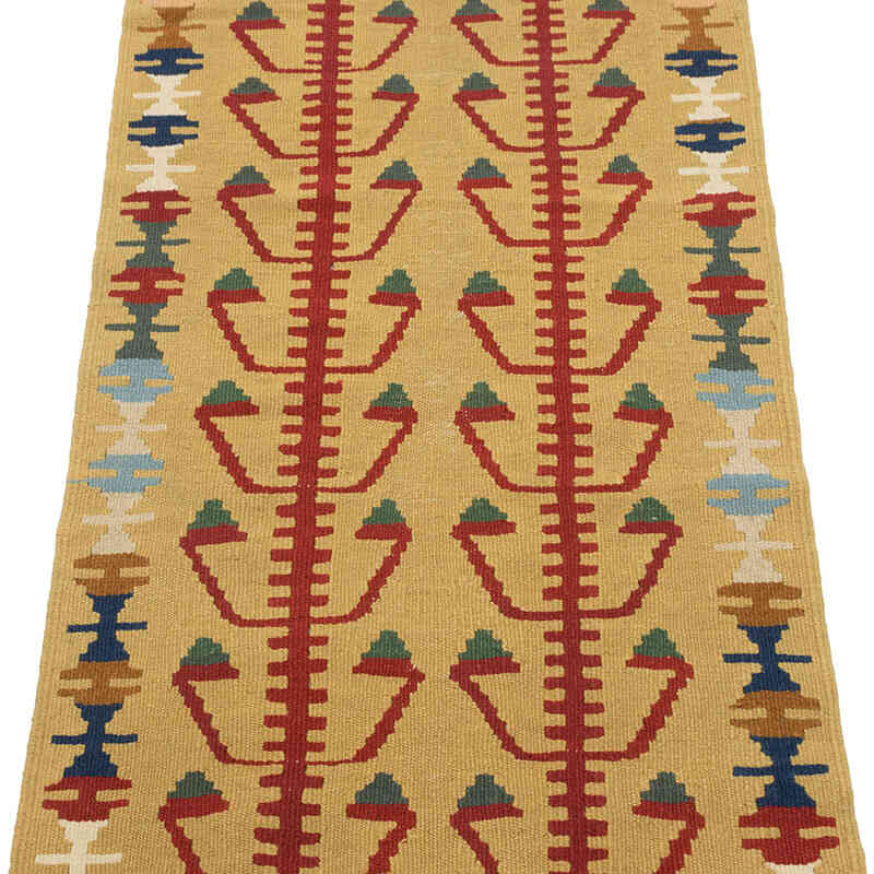 Yeni Kök Boya El Dokuma Kilim - 60 cm x 183 cm - K0081995