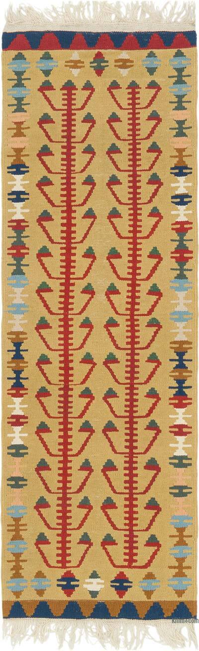 New Handwoven Turkish Kilim Rug - 2'  x 6'  (24" x 72")