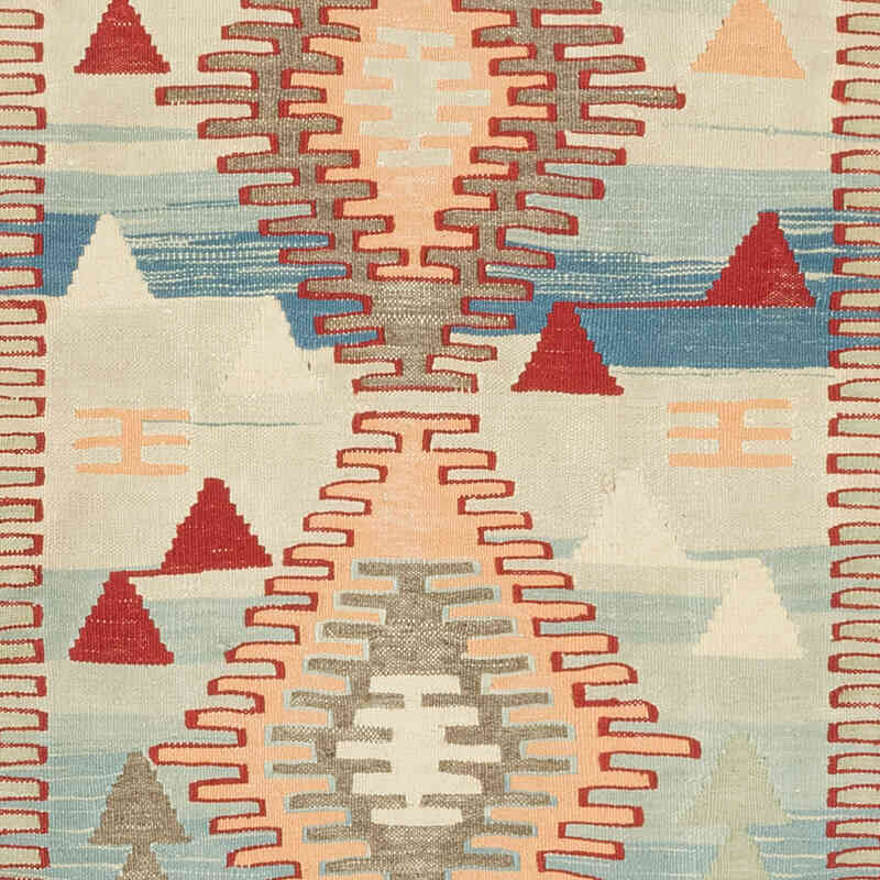 Nueva Alfombra Turca Kilim - 80 cm x 290 cm - K0081998