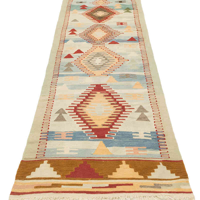 Nueva Alfombra Turca Kilim - 80 cm x 290 cm - K0081998