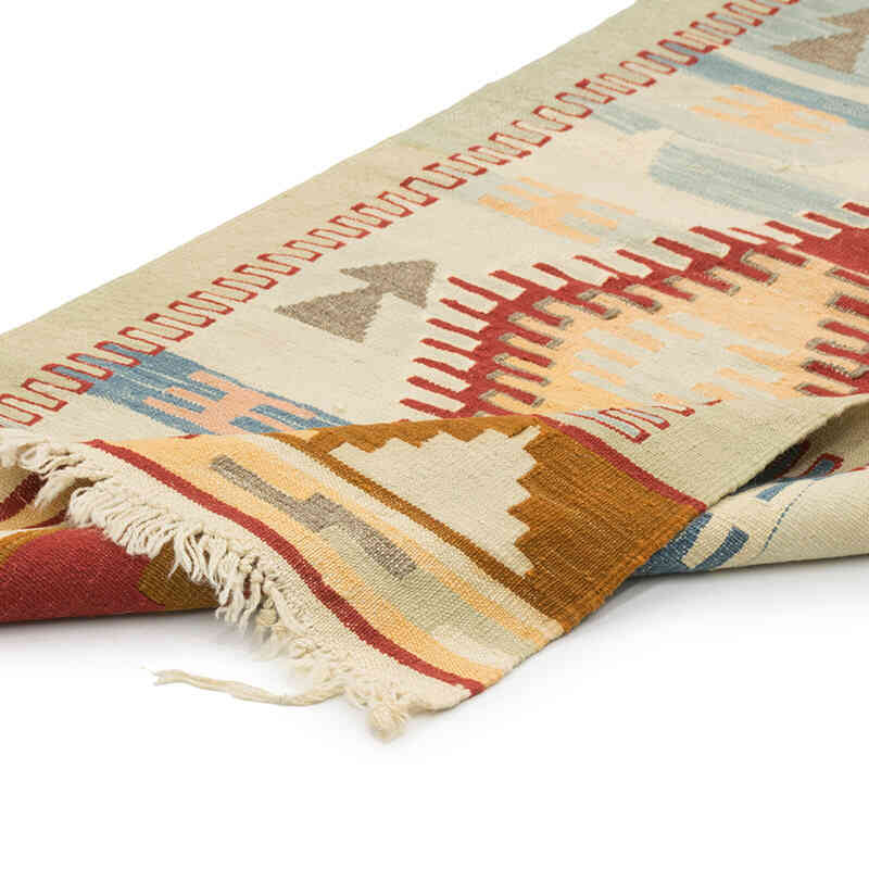 Nueva Alfombra Turca Kilim - 80 cm x 290 cm - K0081998