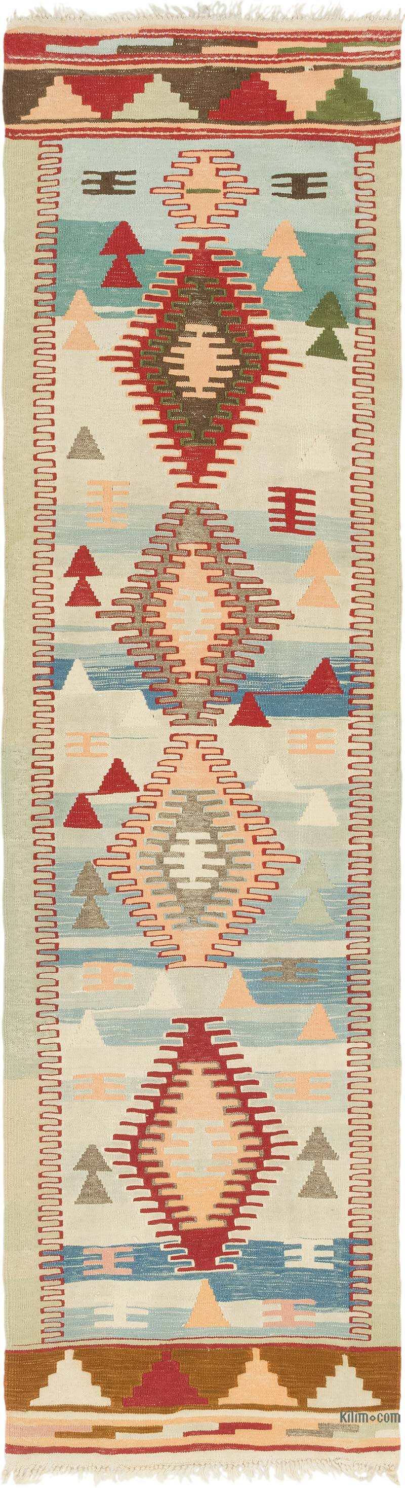 Nueva Alfombra Turca Kilim - 80 cm x 290 cm - K0081998