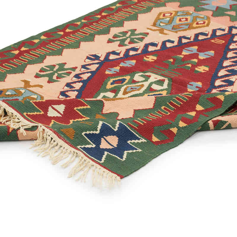 New Handwoven Turkish Kilim Rug - 3' 11" x 5' 6" (47" x 66") - K0081999