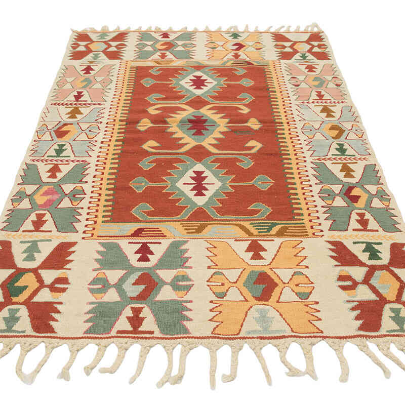 Nueva Alfombra Turca Kilim - 115 cm x 182 cm - K0082000