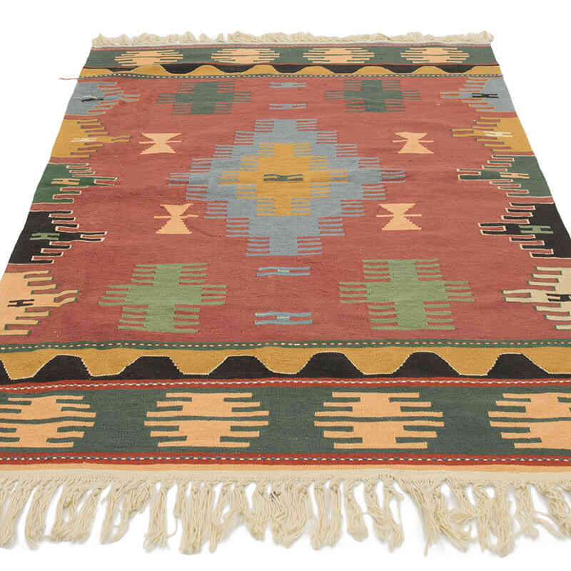 Nueva Alfombra Turca Kilim - 117 cm x 187 cm - K0082002