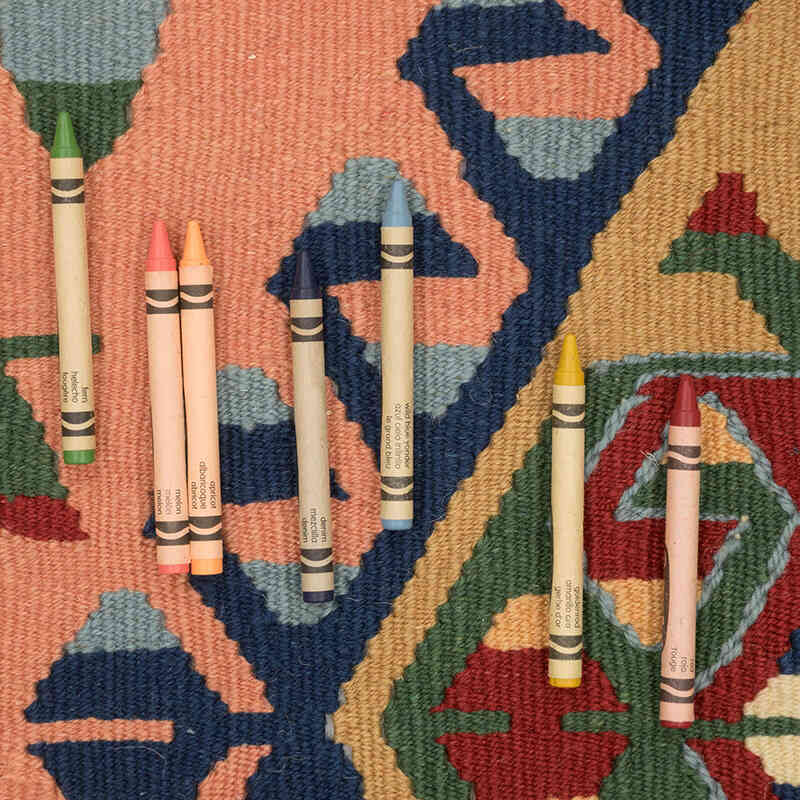 Nueva Alfombra Turca Kilim - 122 cm x 177 cm - K0082003