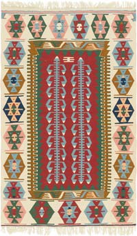 Yeni El Dokuma Türk Kilimi - 117 cm x 185 cm