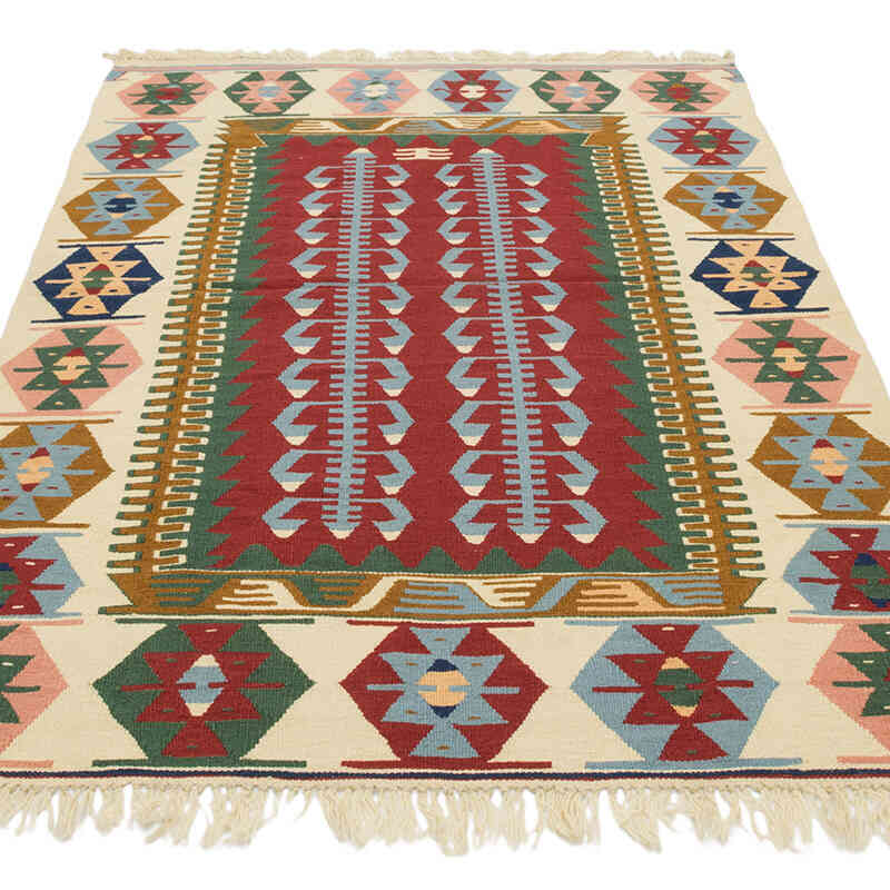 Nueva Alfombra Turca Kilim - 117 cm x 185 cm - K0082008