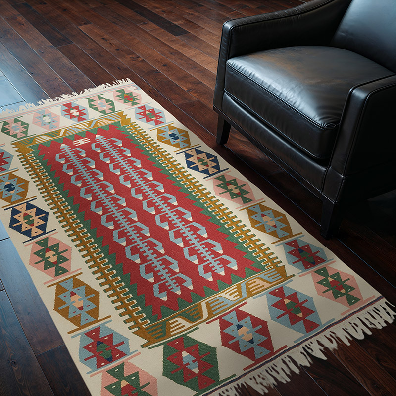 Yeni El Dokuma Türk Kilimi - 117 cm x 185 cm - K0082008