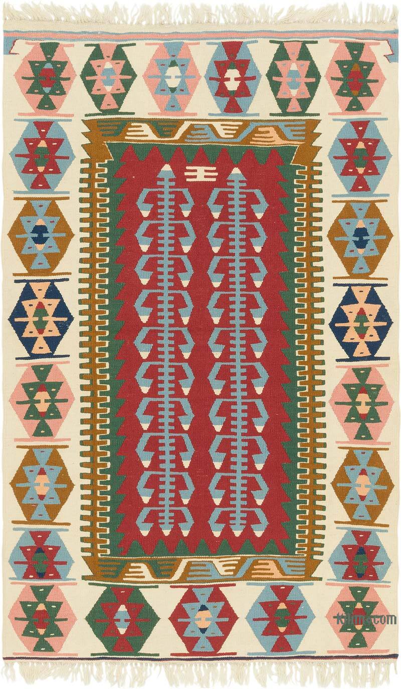Nueva Alfombra Turca Kilim - 117 cm x 185 cm - K0082008