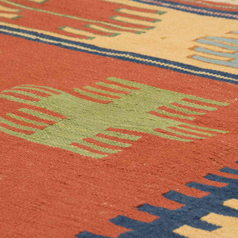 New Handwoven Turkish Kilim Rug - 3' 8" x 5' 7" (44" x 67") - K0082009