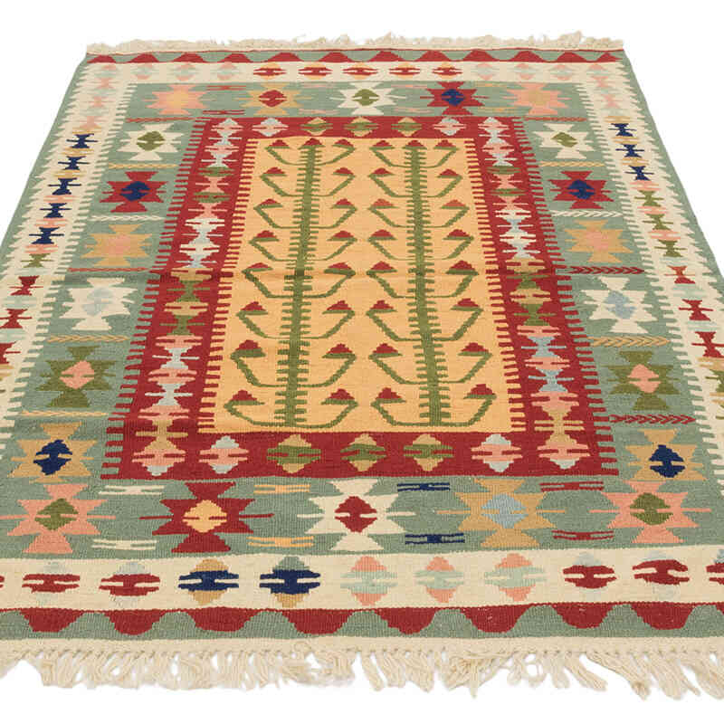 Nueva Alfombra Turca Kilim - 115 cm x 177 cm - K0082010