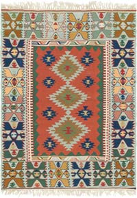 Yeni El Dokuma Türk Kilimi - 122 cm x 165 cm