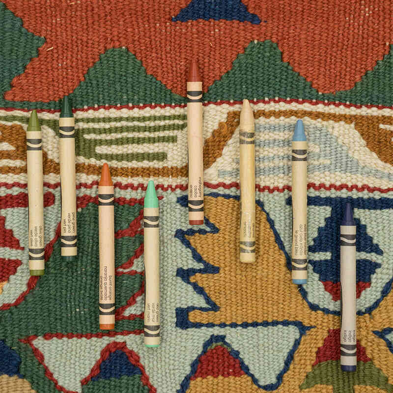 Nueva Alfombra Turca Kilim - 122 cm x 165 cm - K0082011