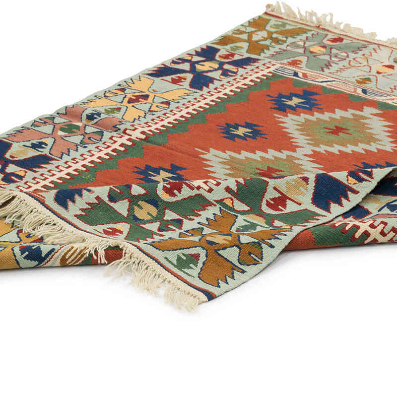 Nueva Alfombra Turca Kilim - 122 cm x 165 cm - K0082011