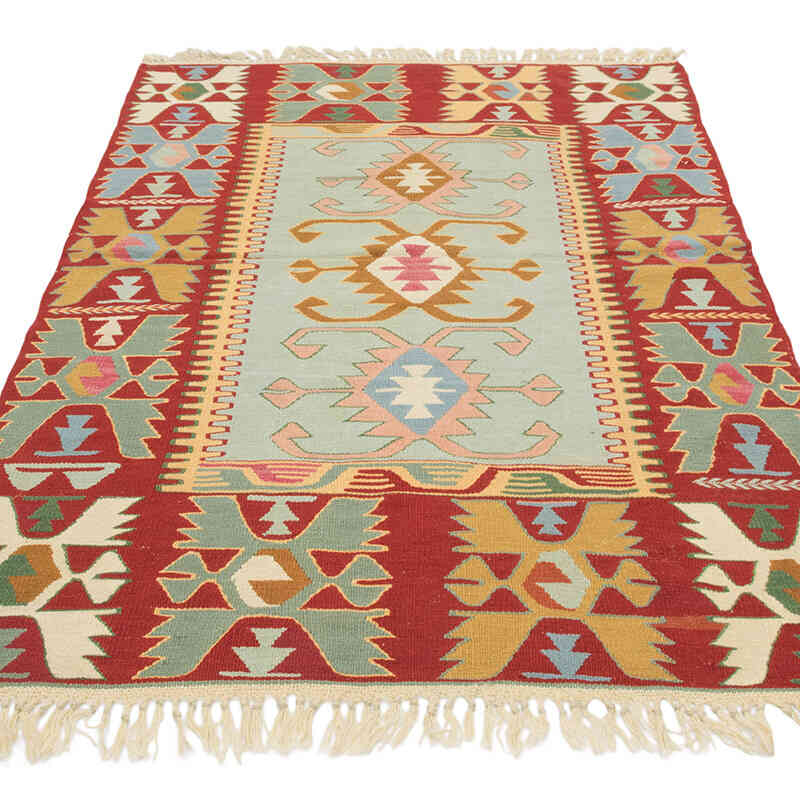 Yeni Kök Boya El Dokuma Kilim - 116 cm x 181 cm - K0082012