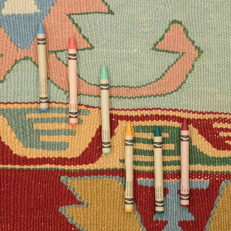 Yeni Kök Boya El Dokuma Kilim - 116 cm x 181 cm - K0082012