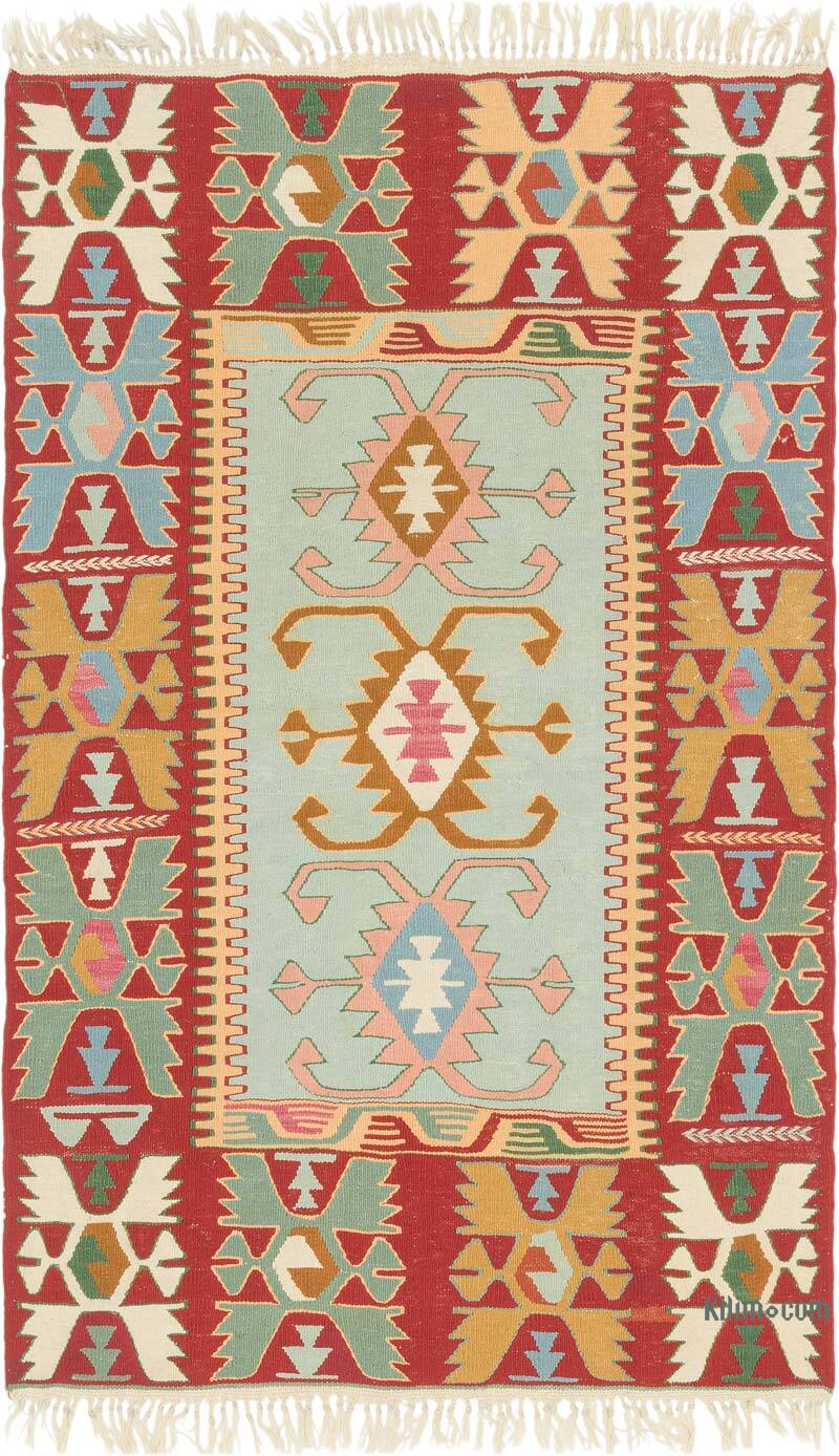 Yeni Kök Boya El Dokuma Kilim - 116 cm x 181 cm - K0082012