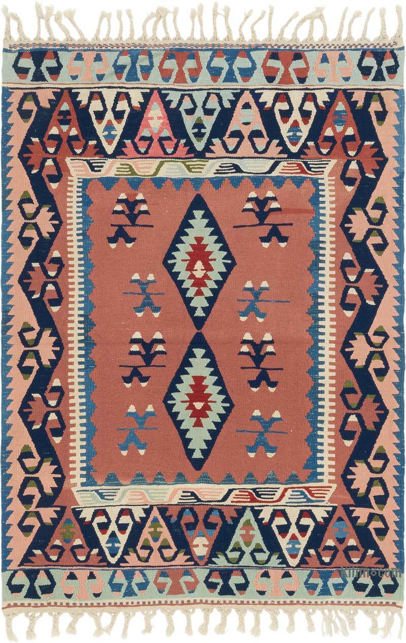 New Handwoven Turkish Kilim Rug - 121 cm x 170 cm - K0082013