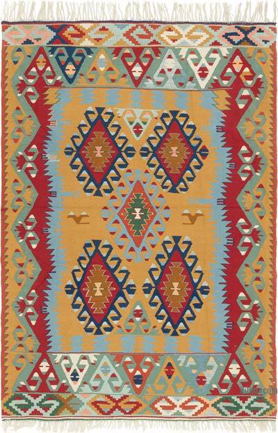 Yeni Kök Boya El Dokuma Kilim - 143 cm x 207 cm
