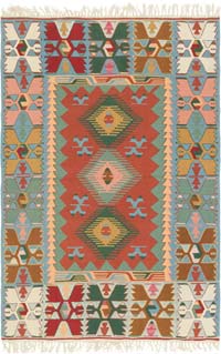 Yeni El Dokuma Türk Kilimi - 120 cm x 176 cm
