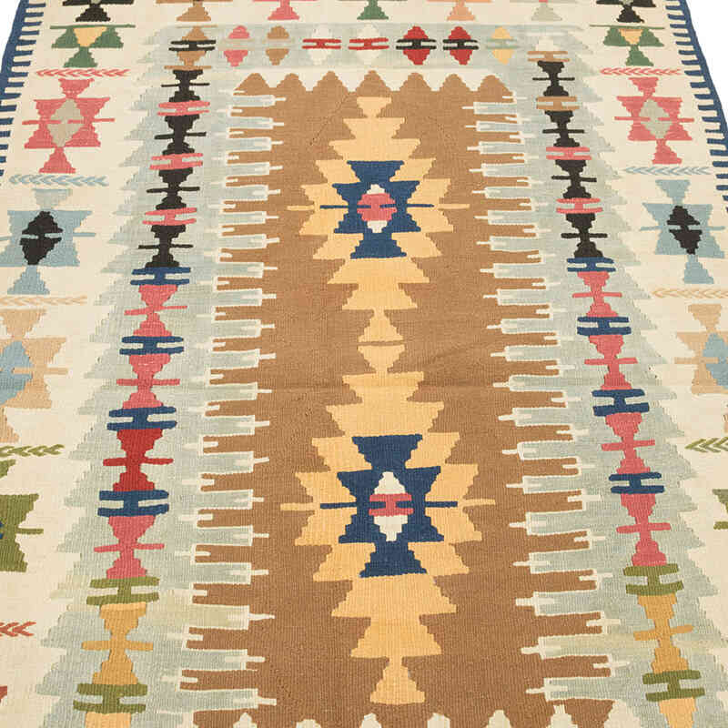New Handwoven Turkish Kilim Rug - 3' 11" x 5' 8" (47" x 68") - K0082018