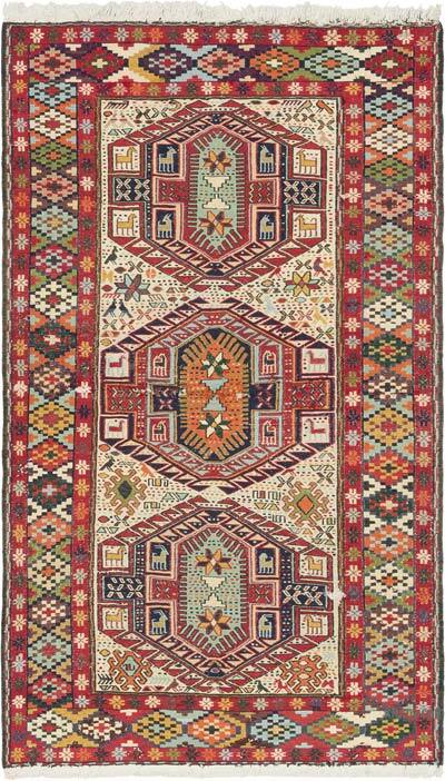 Vintage Şahsavan Sumak Kilim