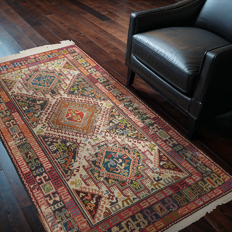 Vintage Sahsavan Sumak Kilim - K0082021