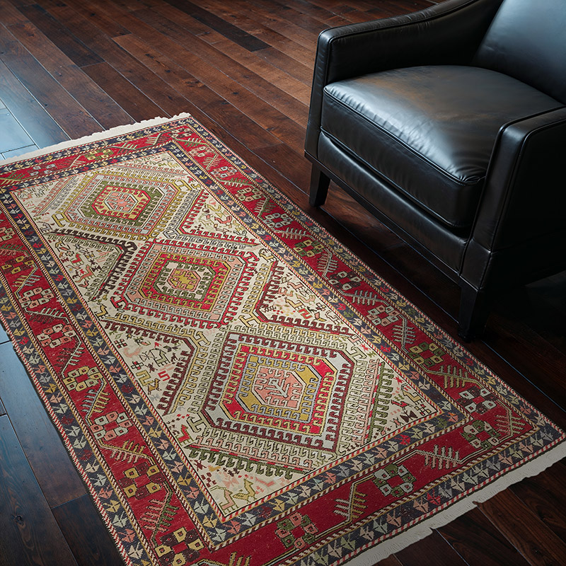 Vintage Sahsavan Sumak Kilim - K0082024