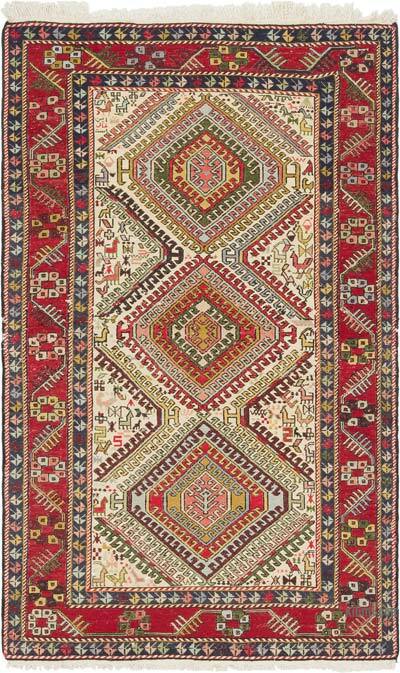 Vintage Shahsavan Soumak Rug